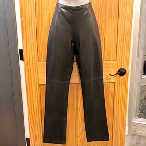 Vintage Bebe Black Leather Pants